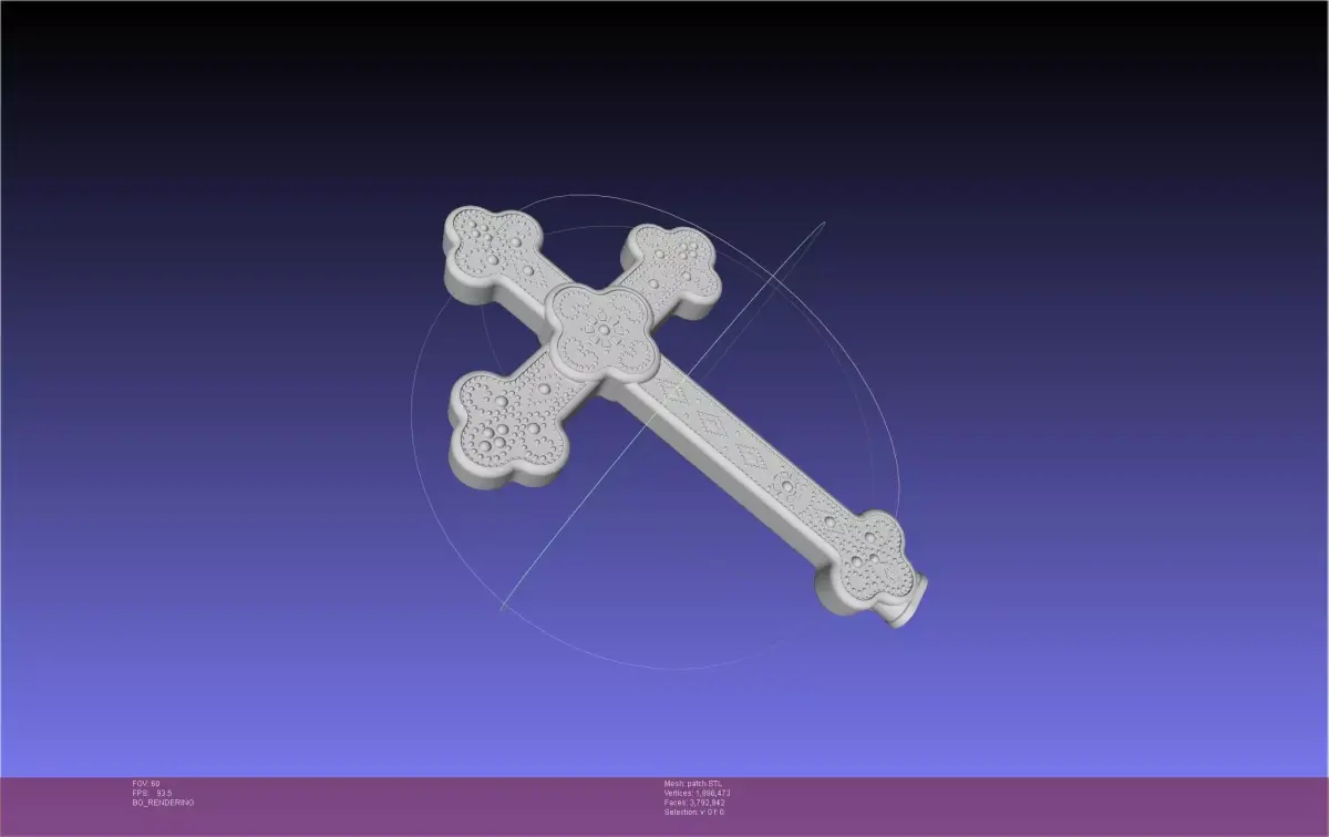 Murder Drones Patch Cross USB Stick Hull 3D print model