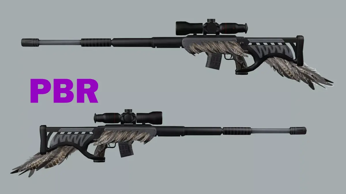 Remington M700 Tactical Bolt-action Sniper Rifle 3D Model Low-poly 3D model purchase