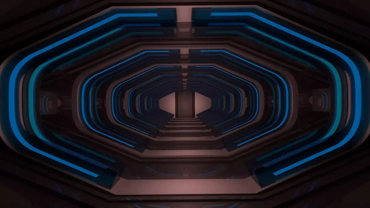 Sci Fi Corridor 3D model 180
