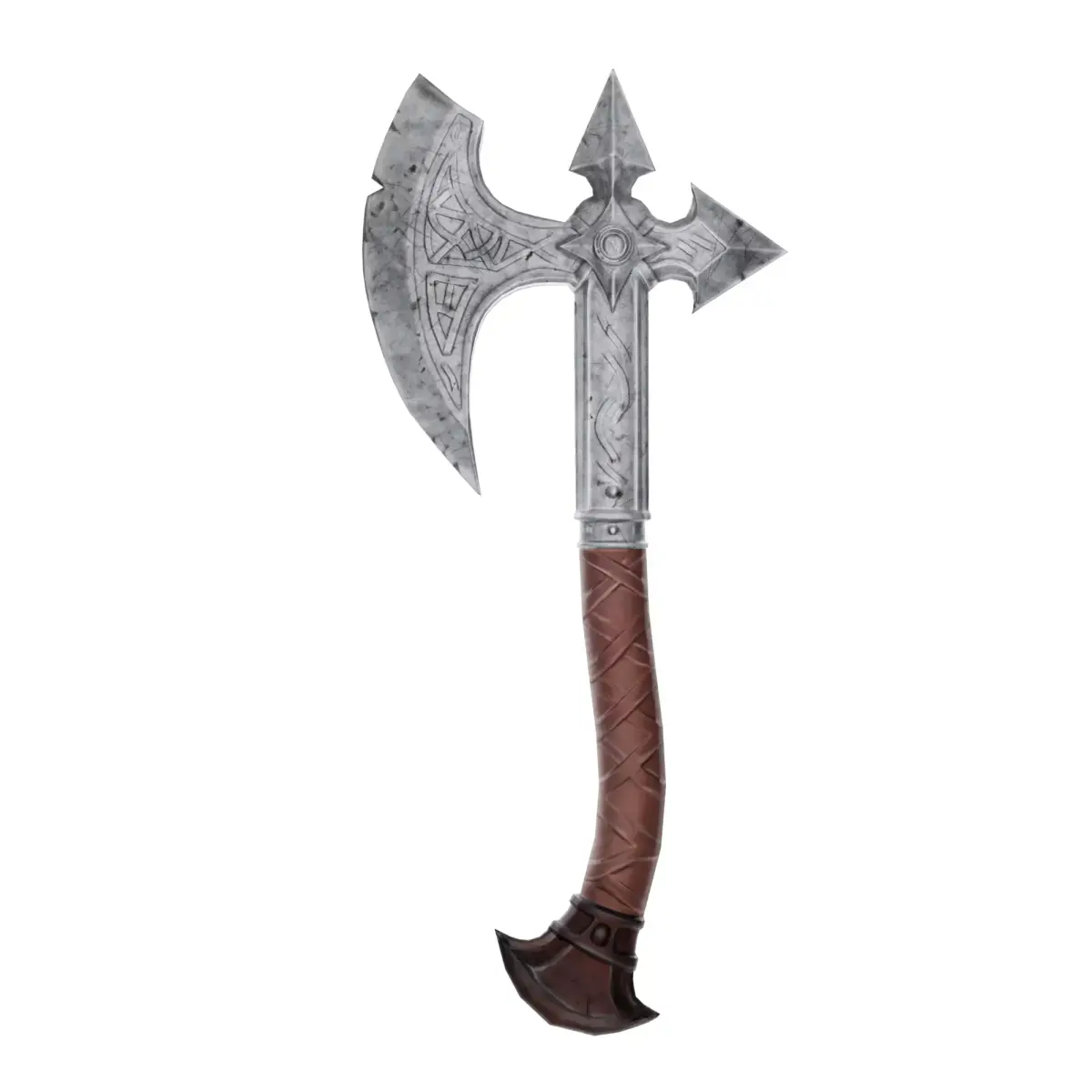 Medieval Fantasy Battle Axe Low-poly 3D model