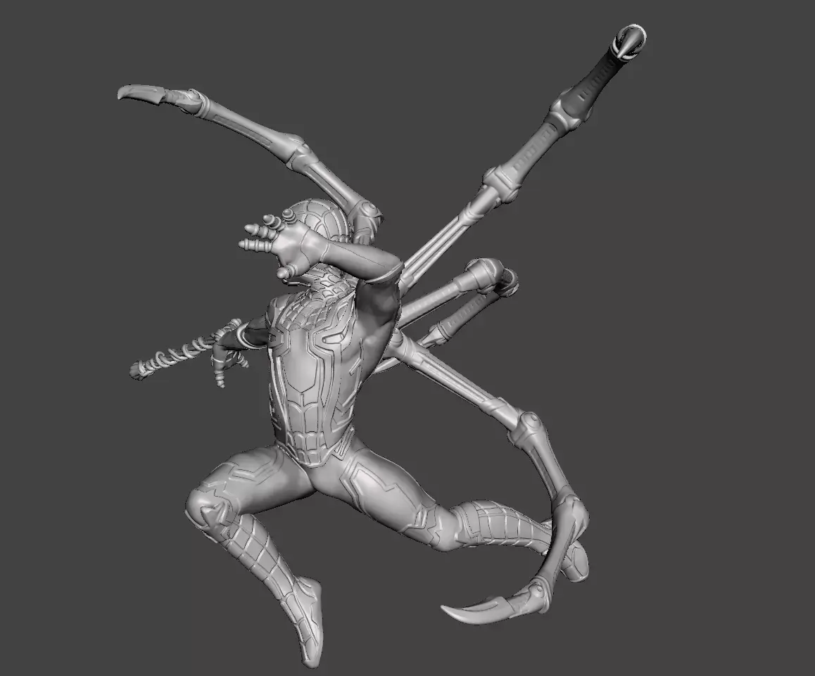 spiderman with base 3d model for 3d printing  3D print model purchase