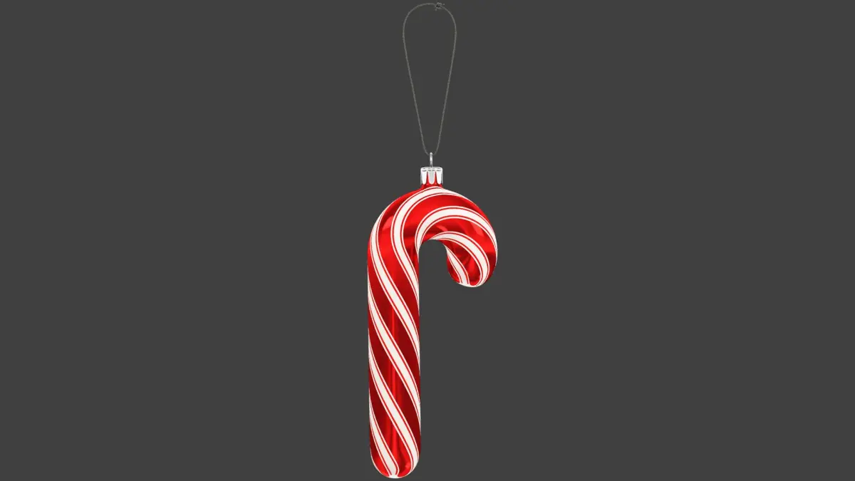 Candy Cane Christmas Tree Toy V2 3D model