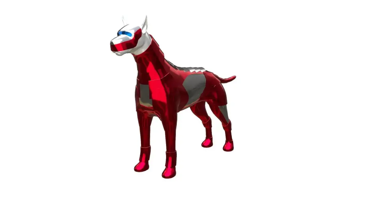 Dog Sci-fi Armor 3D model buy