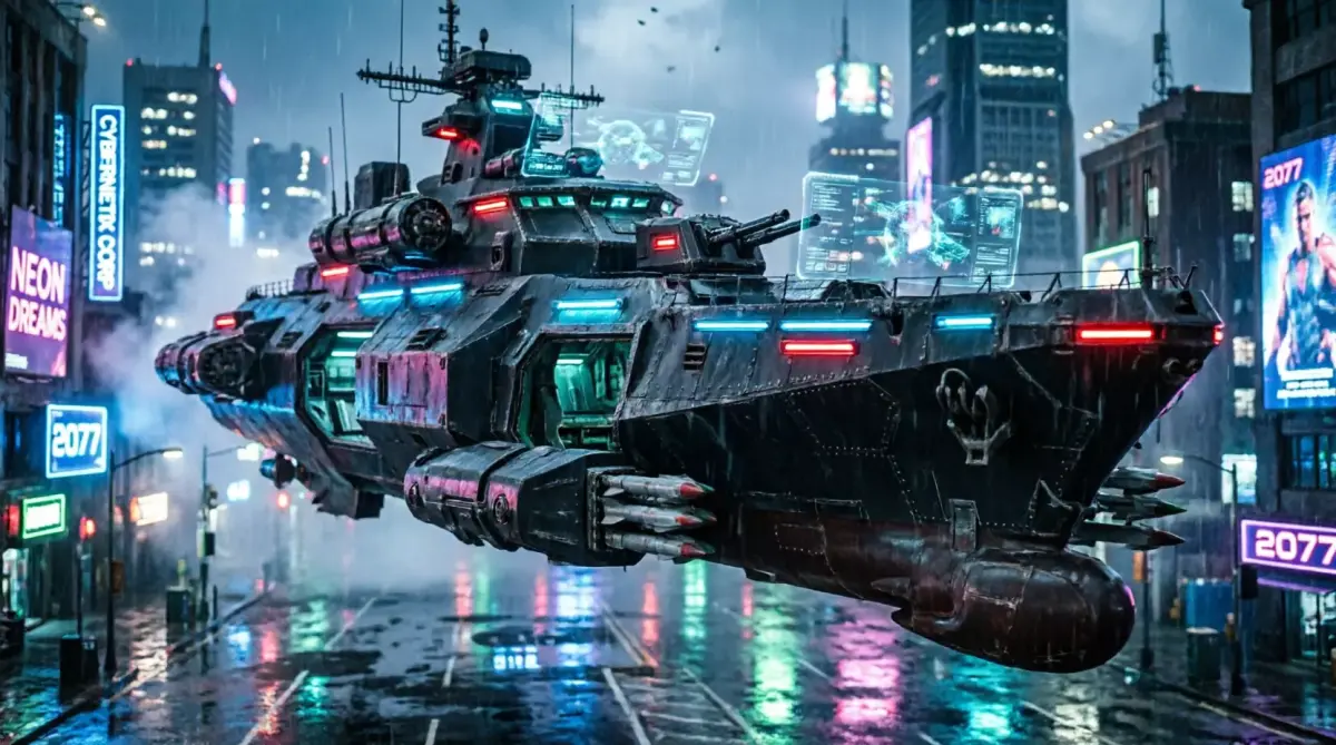 Sci-Fi Spaceship JT-593 3D model