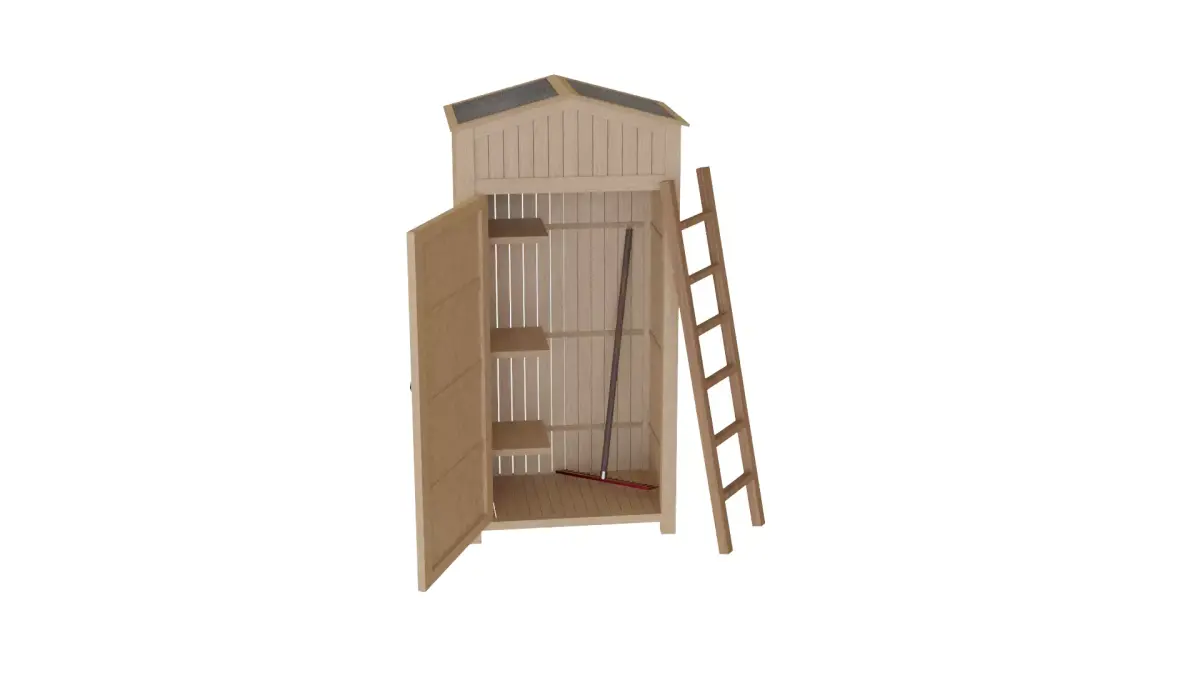 Garden Shed Free 3D model purchase