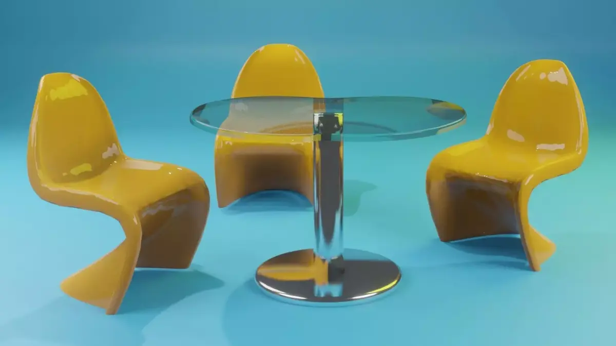 The Apple table Free 3D model