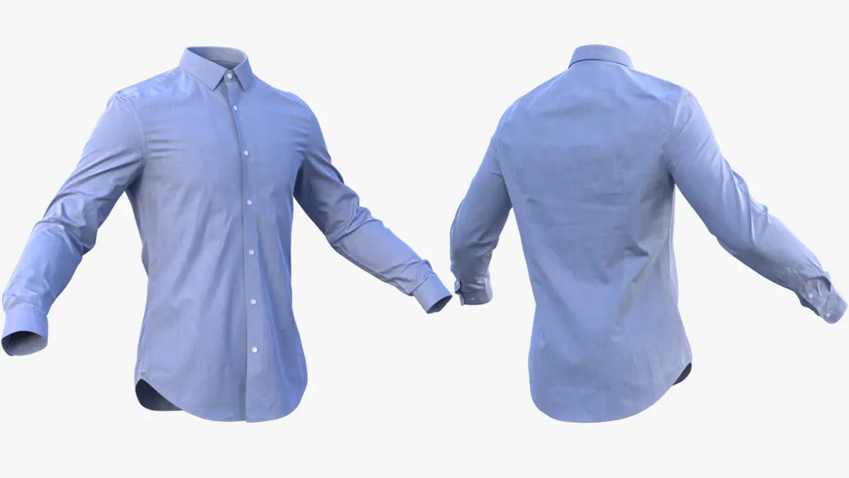Man and Woman in Shirt 40 3D model