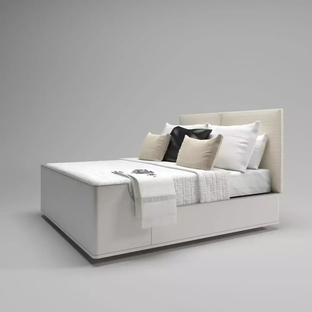 Modern bed Free 3D model 2