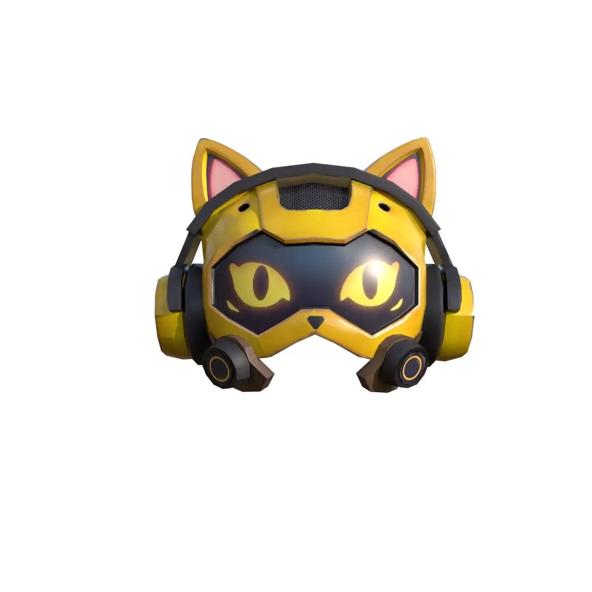 Roblox Hat Sci-fi Cat Ears 3D Model Low-poly 3D model