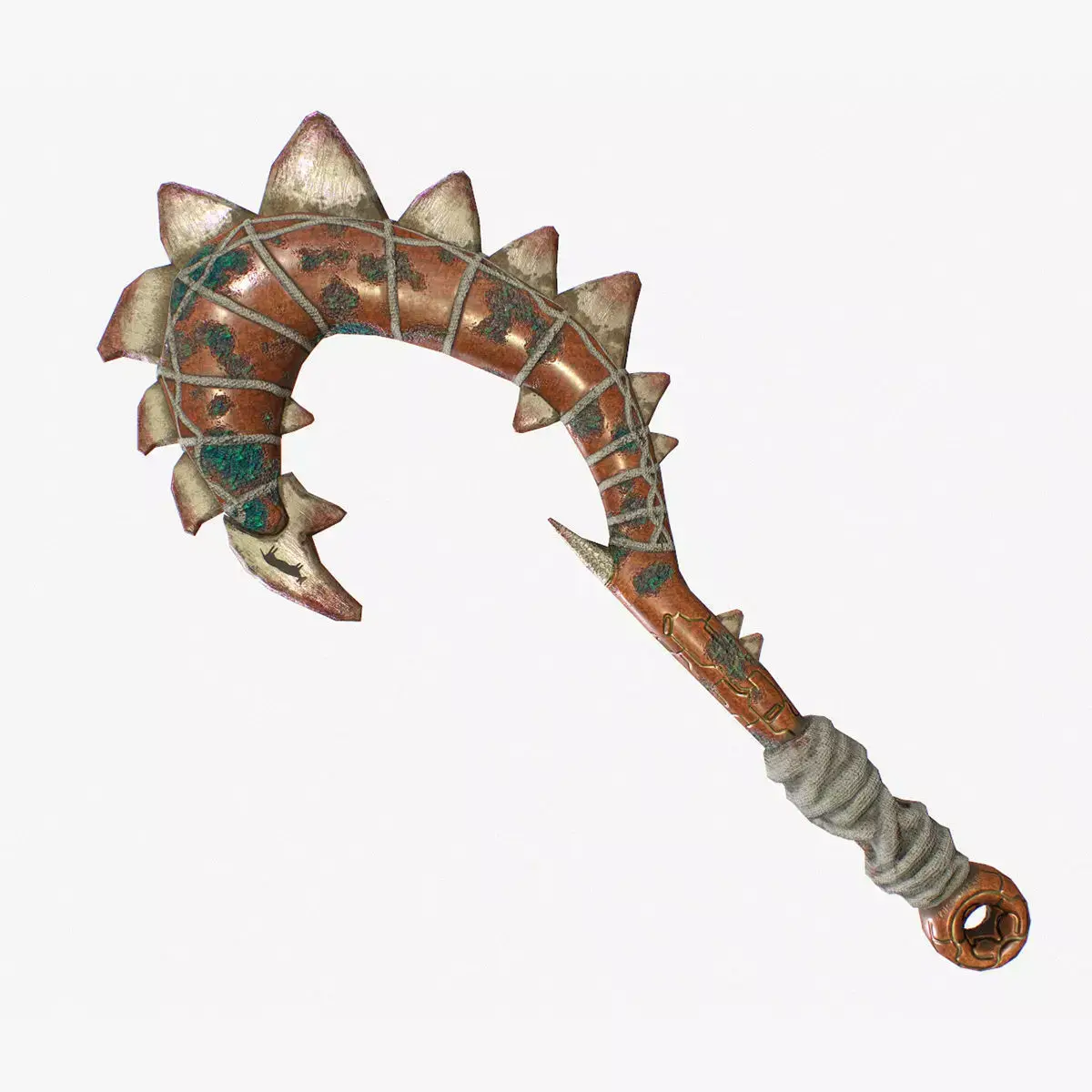Bone Blade Low-poly 3D model