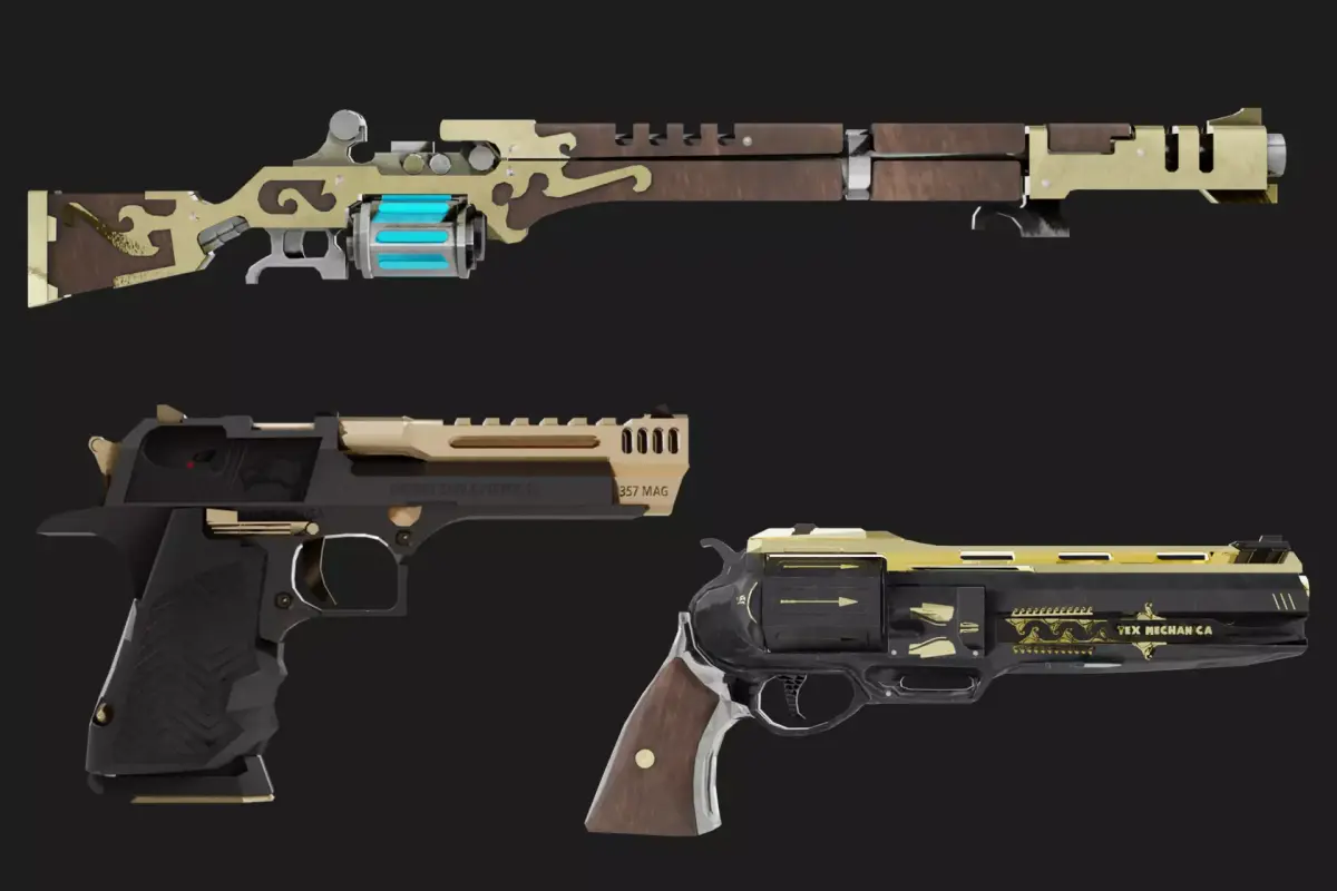 Premium Guns 3D Model Pack