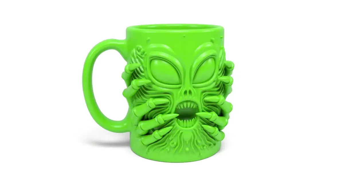 Alien Mug 3 3D print model