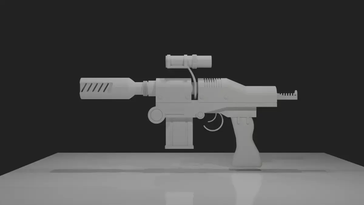 Star Wars Sidearm Blaster 3D model
