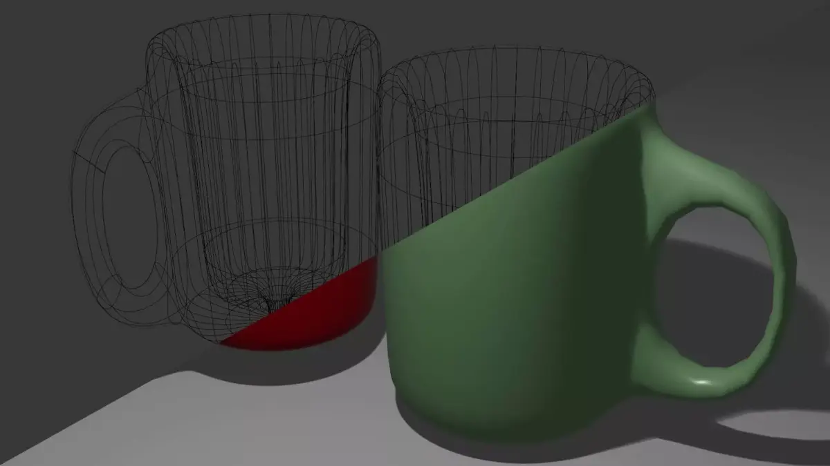 Low Poly Cup 3D Model OBJ BLEND  Ideal for Games Renderings FREE Free low-poly 3D model