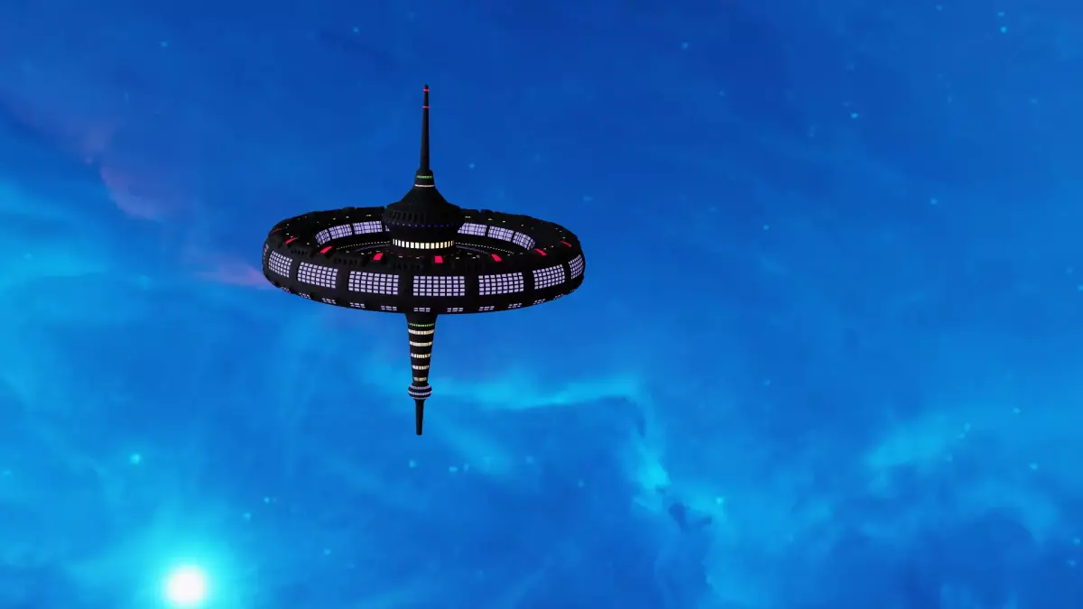 Orbital station Mark II 3D model