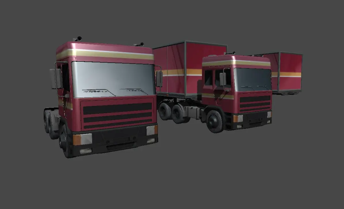 Simple Truck 3D model