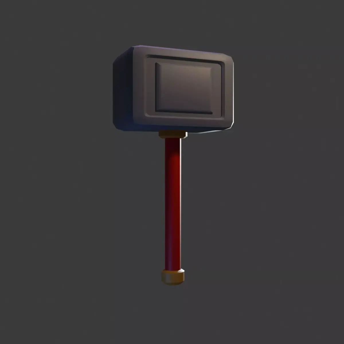 Stylized Low Poly Hammer - Game Ready Asset Low-poly 3D model
