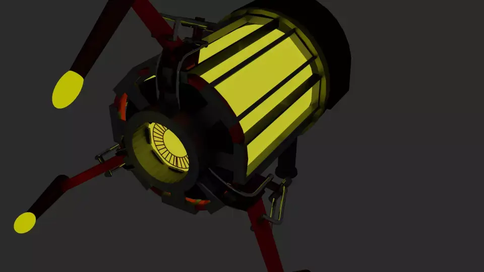 plazma gun 3D model
