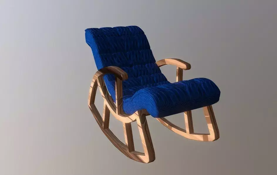 Rocking Chair Free 3D model buy
