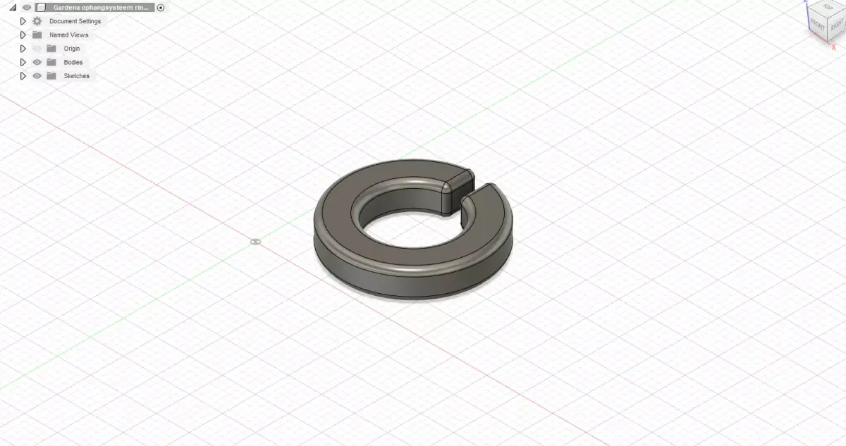 GARDENA combisystem tool holder ring Free 3D print model