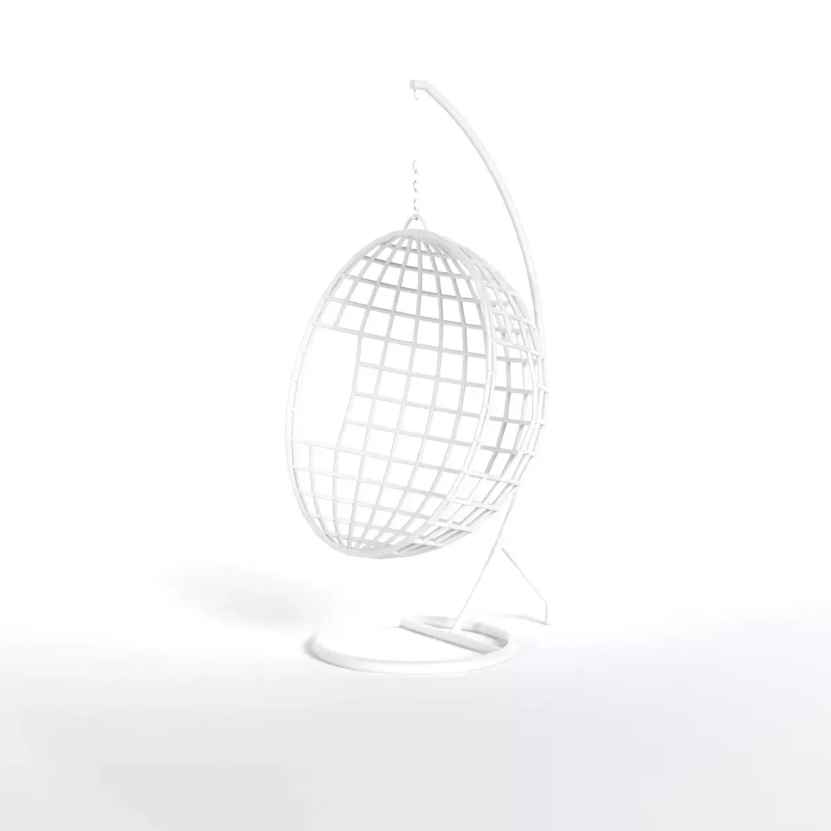swing chair stainless still  chair swing Free 3D model