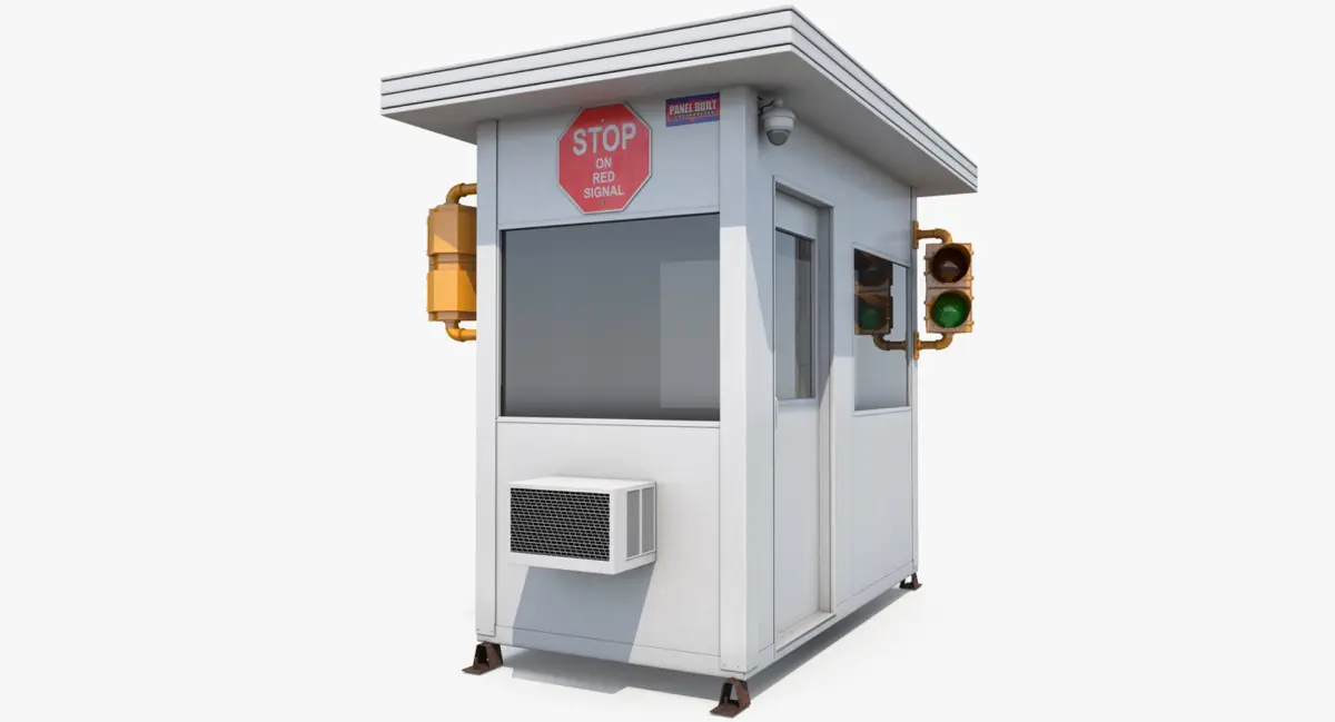 Portable Security Cabin 3D model