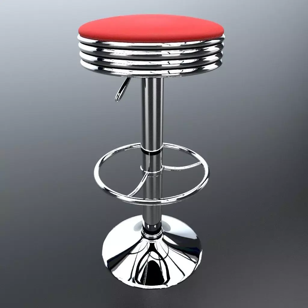 Diner Stool Free 3D model