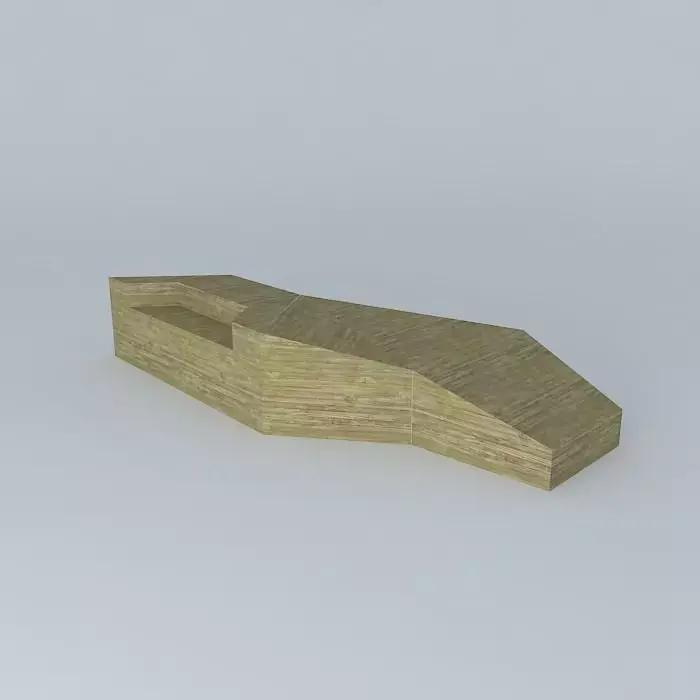 Irregular shaped counter Free 3D model