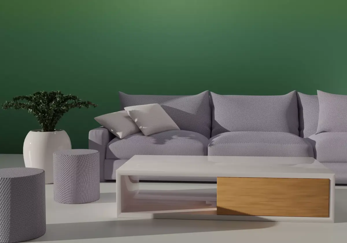 Furniture green quartz and lavender Free 3D model