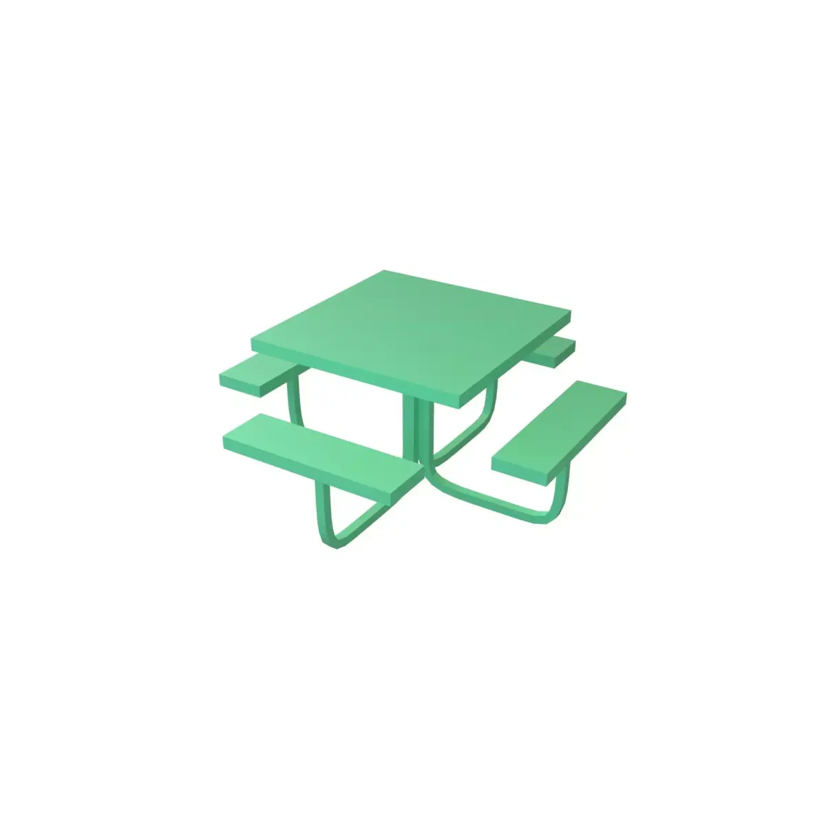 Park Table v1 004 Low-poly 3D model