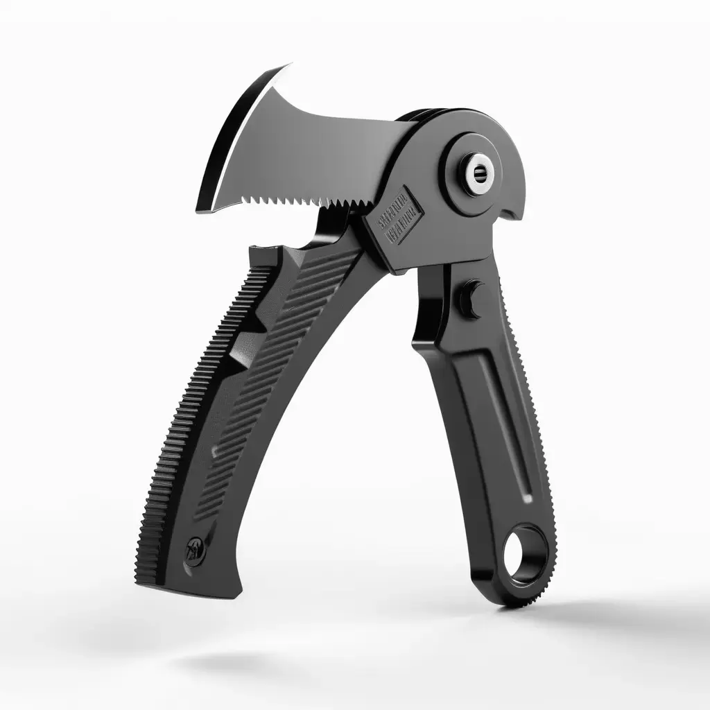 Tactical Folding Axe Tool 3D model