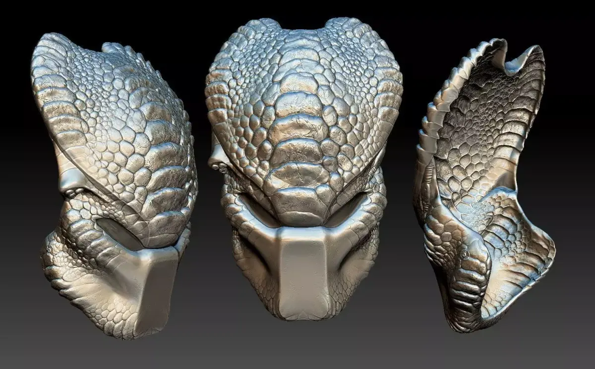 croc hunter predator 3D print model