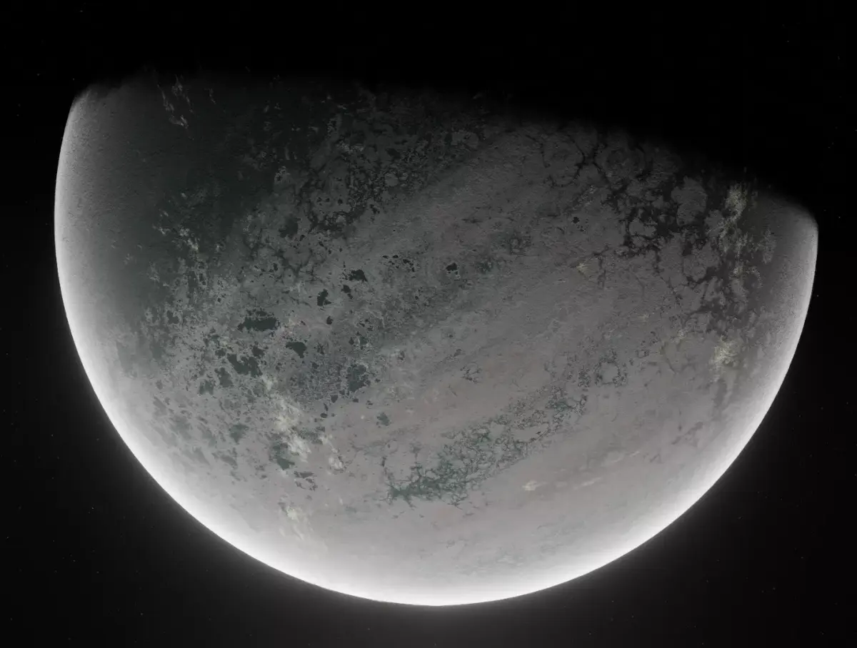 Planet Space Ready to game  Low-poly 3D model 10