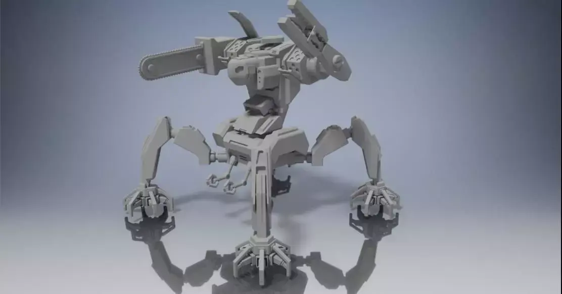Construction Mech 3D print model