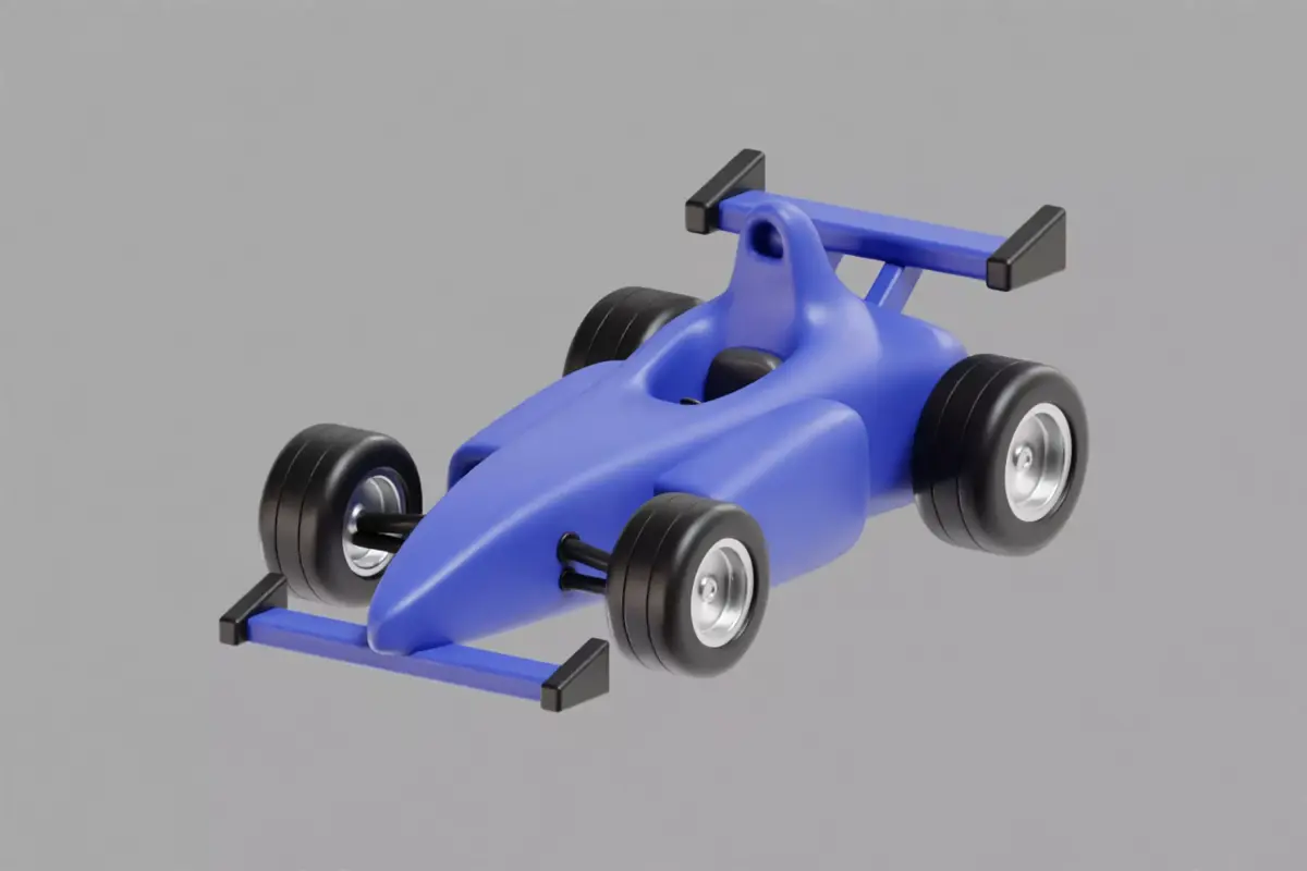 Racing car Low-poly 3D model buy