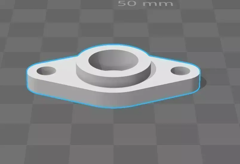 bearings holder D12dot7 B6 d5 3D print model