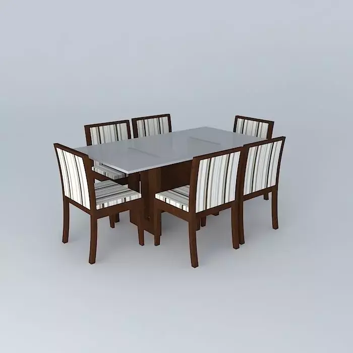 Dinner table Free 3D model buy