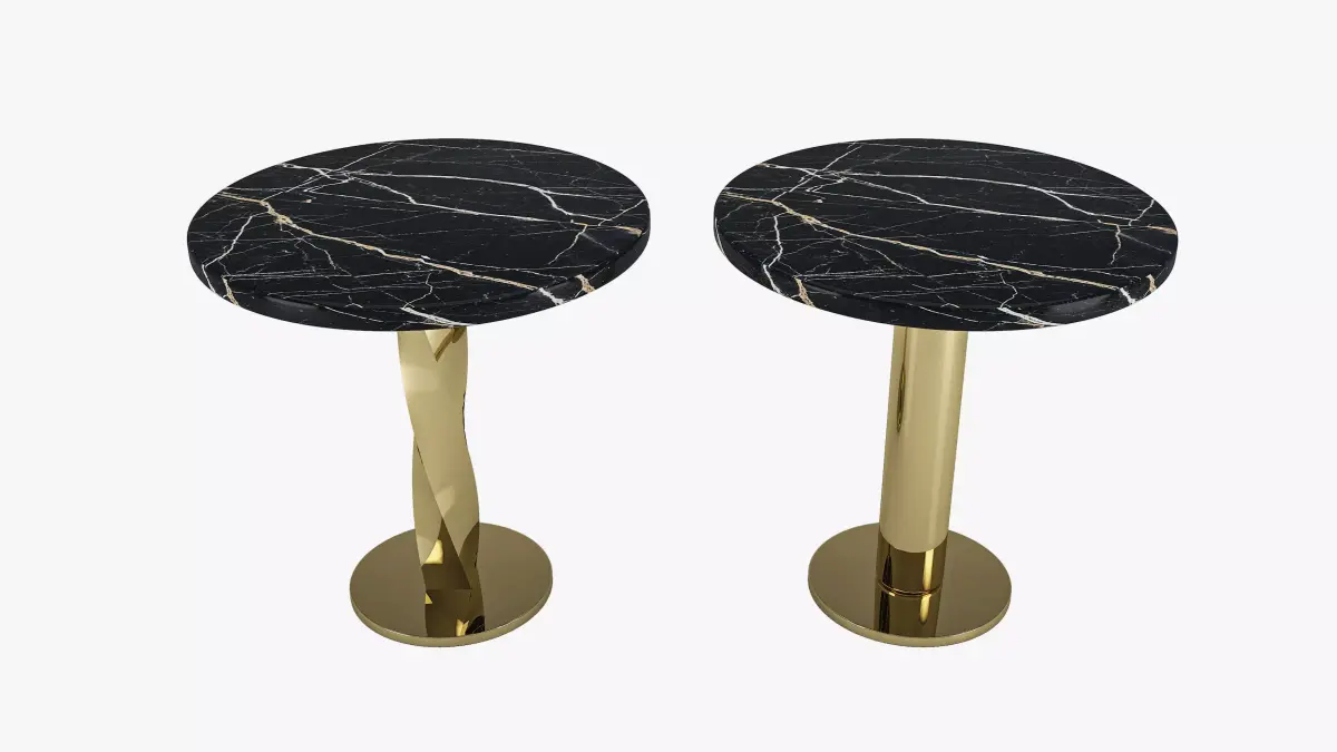 coffee table and side table 3D model