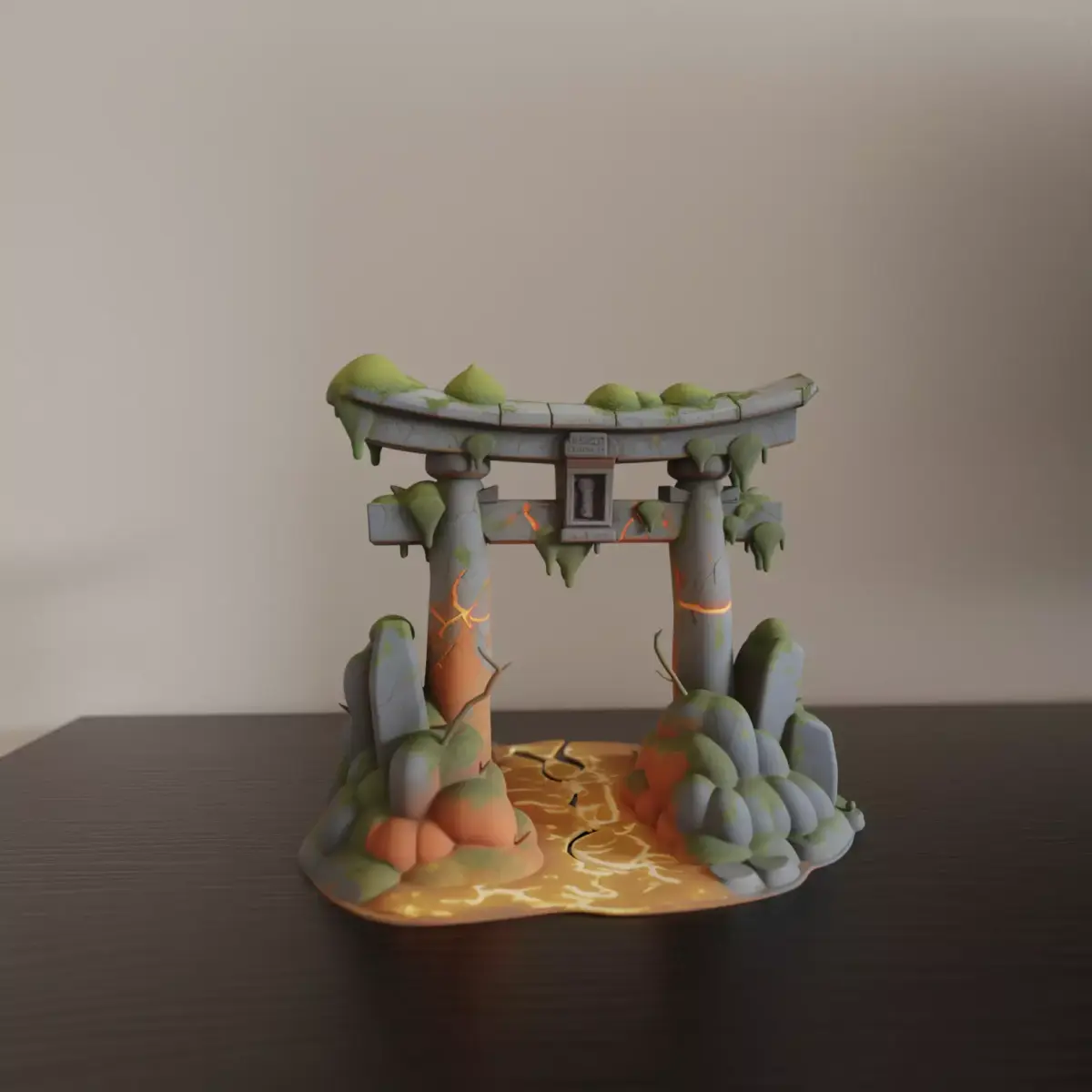 Japanese portal torii 3D print model get