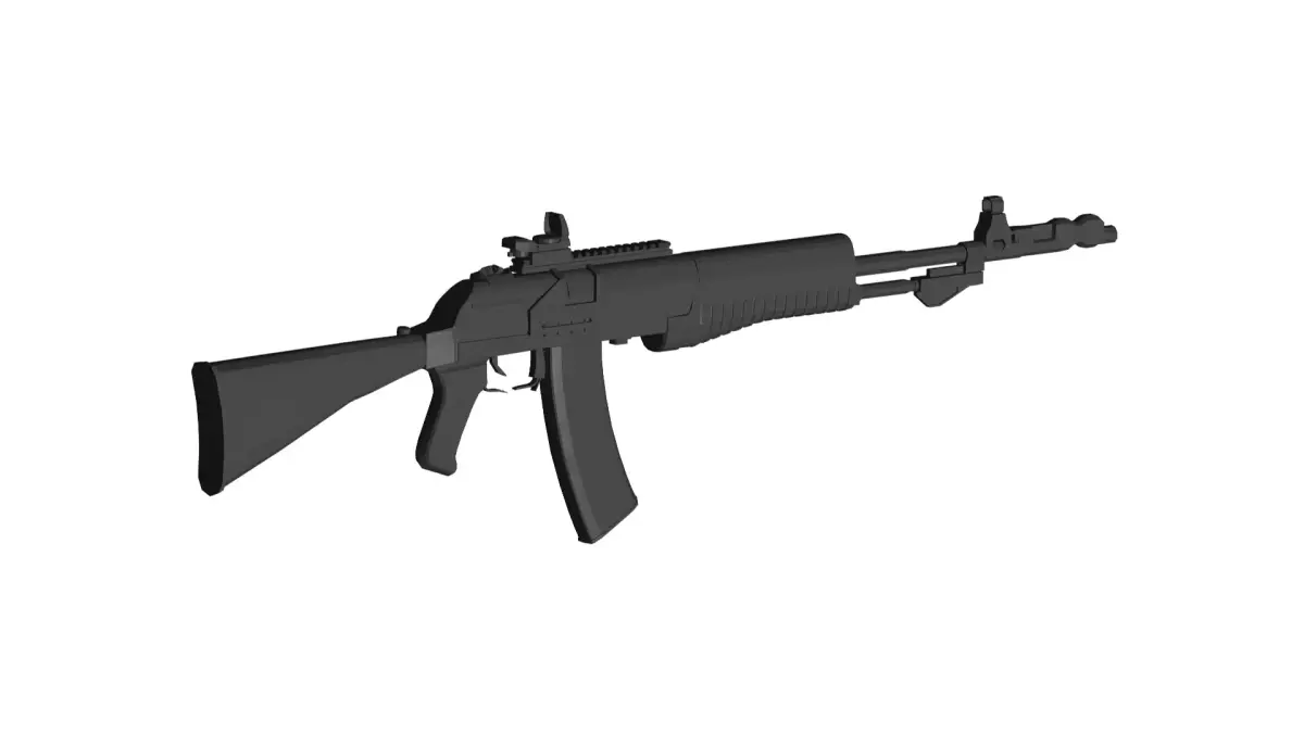 AK94 assault rifle 3D model