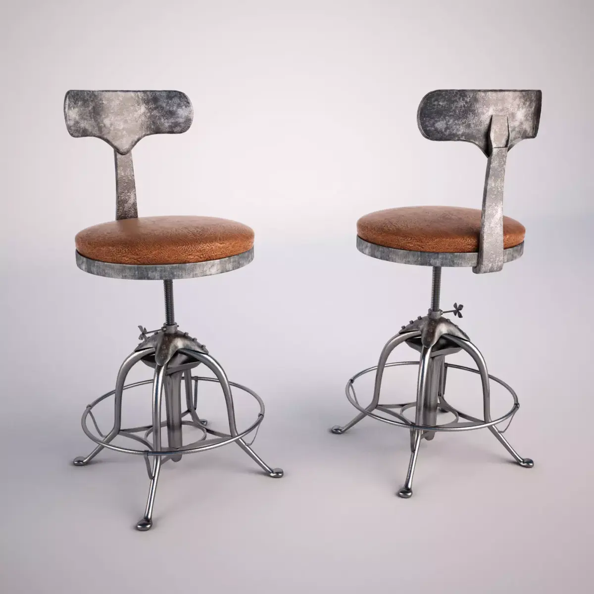  chair iron Free 3D model