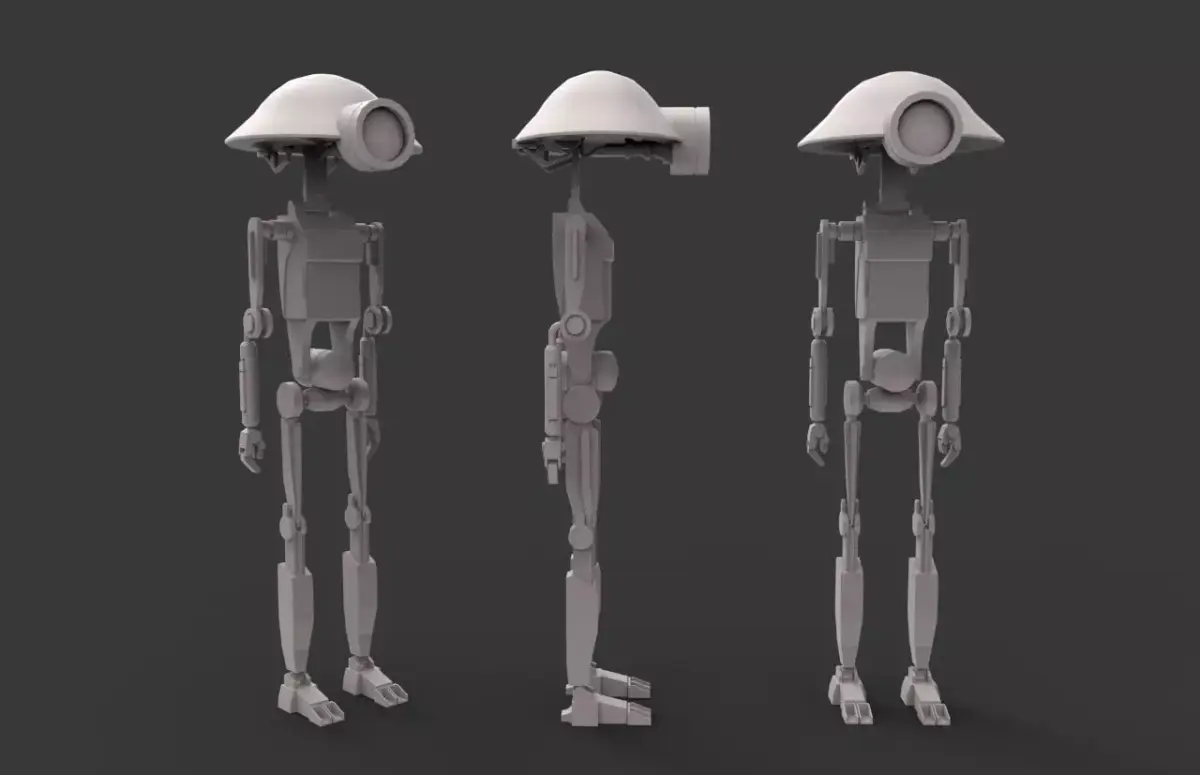 Pit Droid 3D model purchase