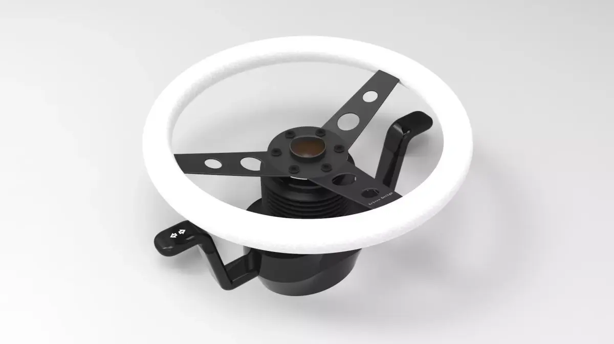Steering wheel 3D model buy