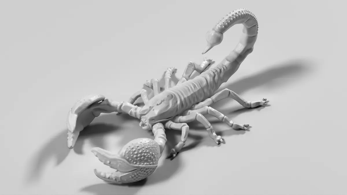 Scorpion 02 STL 3D model