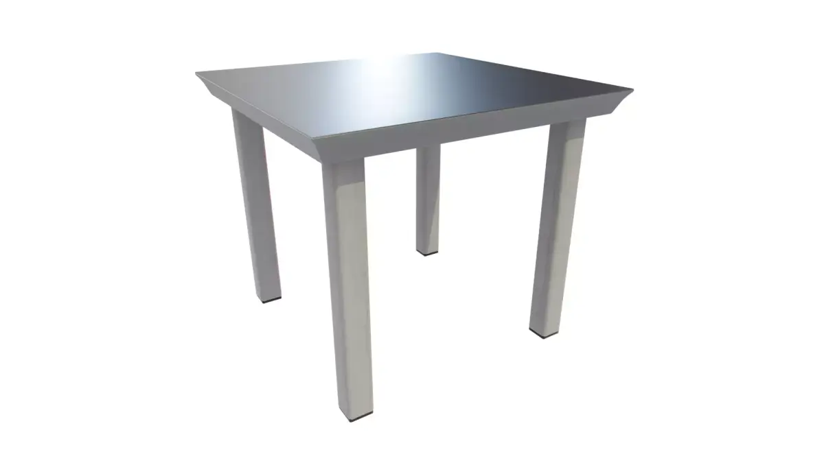 Outdoor Table Low-poly 3D model 14