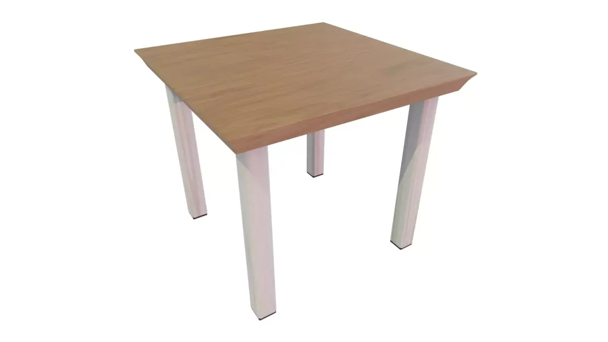 Outdoor Table Low-poly 3D model 3
