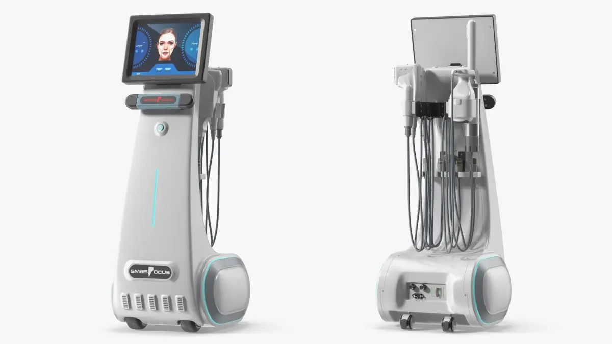 SMAS Focus Ultrasound Lifting Device White 3D model