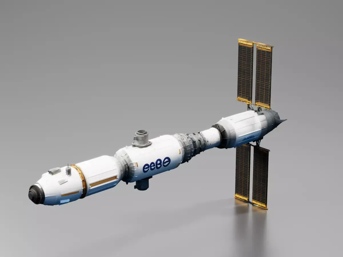 ESA ATV Automated Transfer Vehicle 3D print model