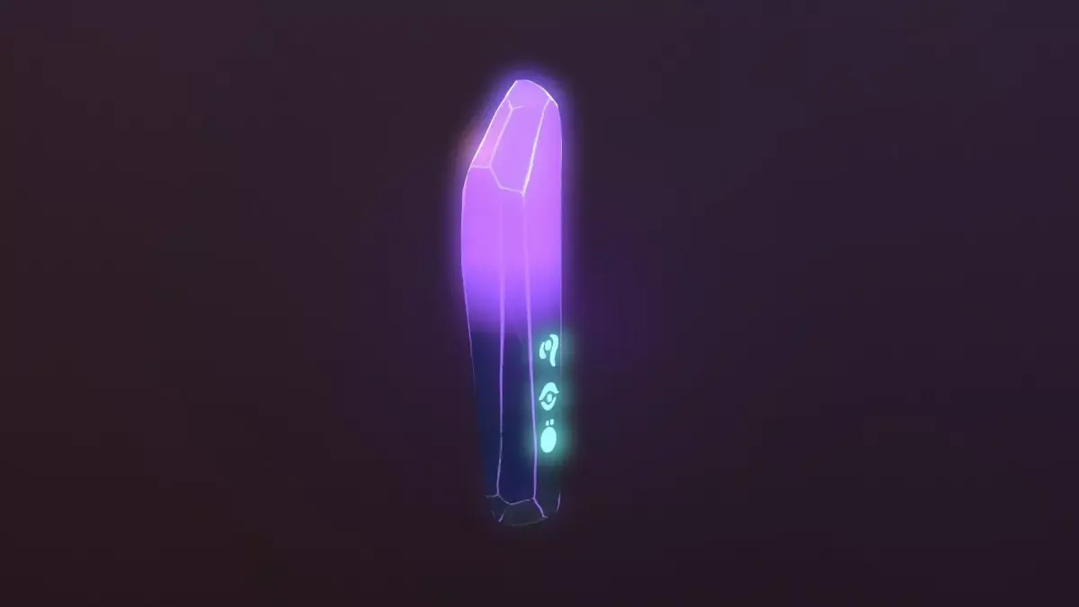 Stylized crystal Low-poly 3D model buy