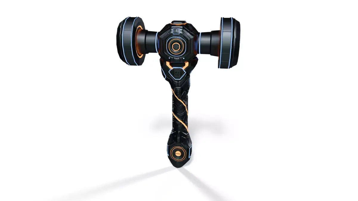 Sci-Fi Battle Hammer - Otsuchi Low-poly 3D model